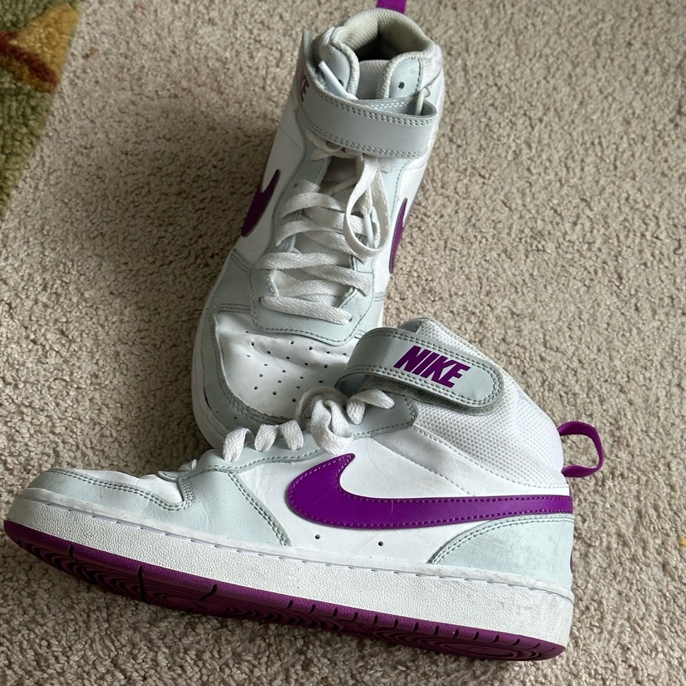 Nike Court Borough - purple/white